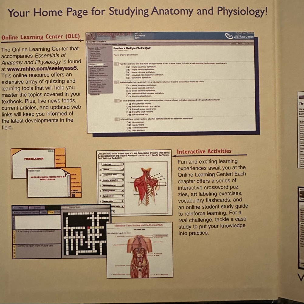 Book: Essentials Of Anatomy & Physiology 5th Edition By Seeley, Stephens & Tate✱ - Picture 4 of 8